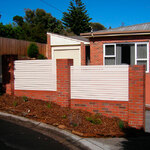 Brick powdered coated aluminium slates