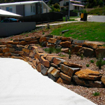 Dry stone wall